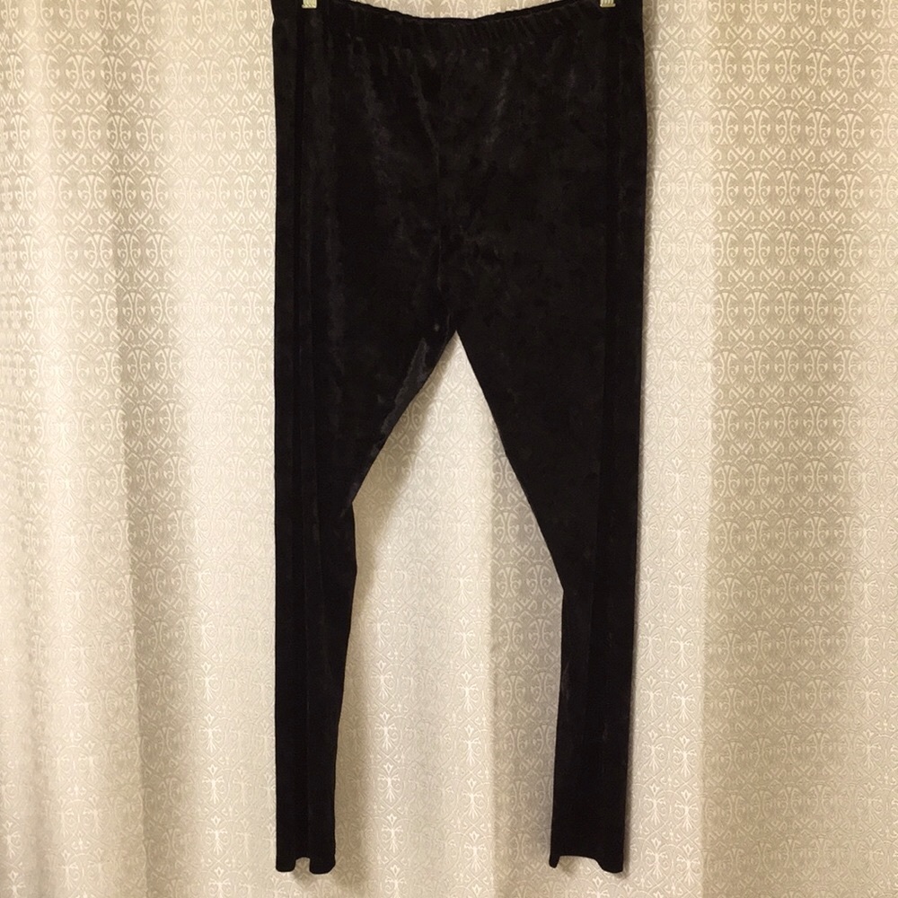 Mossimo Supply Co. black velvet leggings